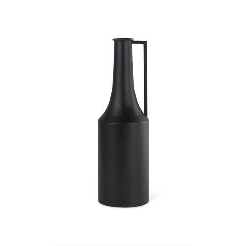 Medium Black Iron Flower Vase