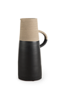 Medium Two-Toned Black/Natural Jug