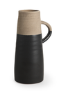 Small Two-Toned Black/Natural Jug