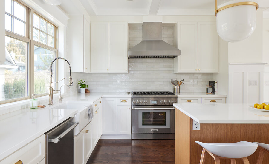 White Craftsman Kitchen