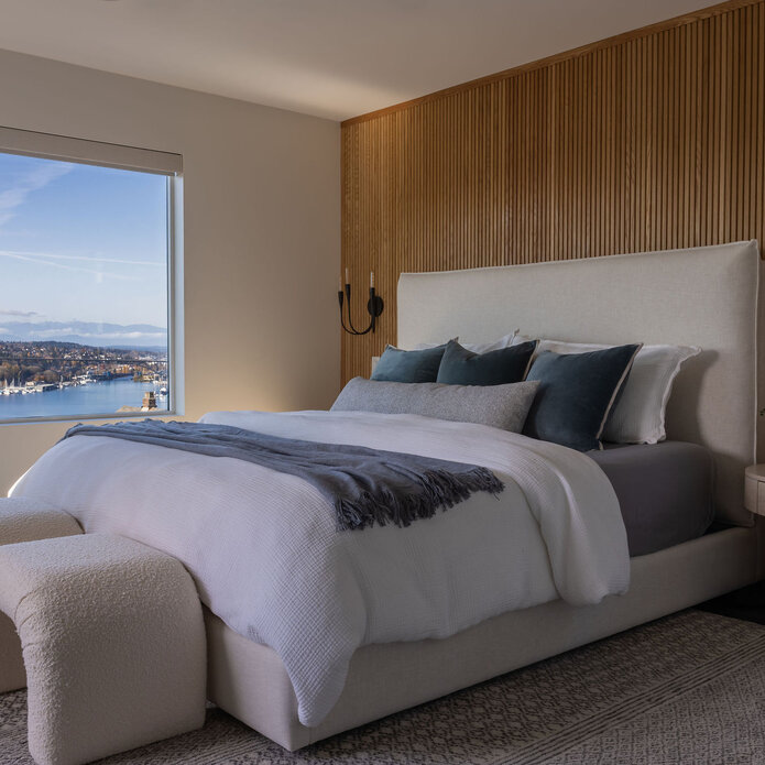 Contemporary Eastlake Primary Suite