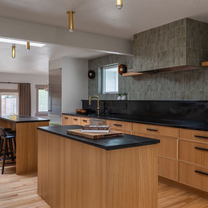 Organic Modern Open Concept Kitchen