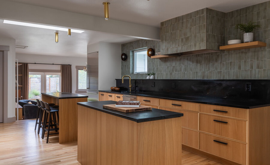 Organic Modern Open Concept Kitchen