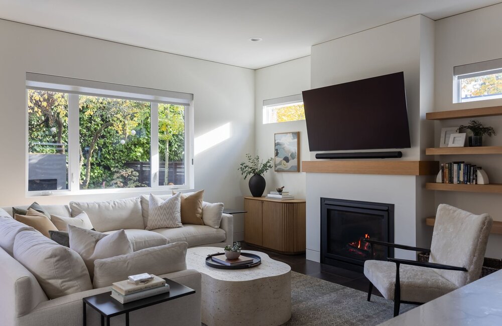 Serene Seattle Contemporary Living Room