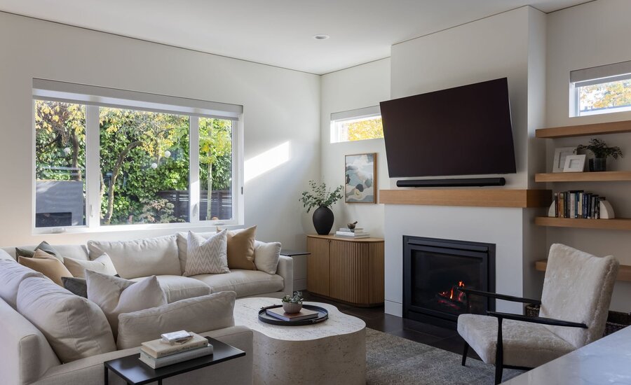 Serene Seattle Contemporary Living Room