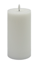Flameless White Pillar Candle Large