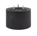3-Wick Gray Flameless Candle Small