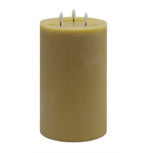 3-Wick Champagne Flameless Candle Large