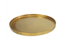 Round Antique Brass Plate
