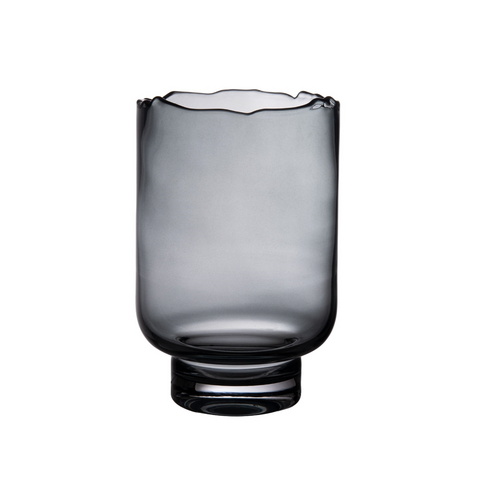 Smoke Glass Hurricane Medium