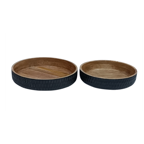 Wooden Carved Bowl 15"