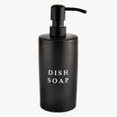 Stoneware Dish Soap Dispenser Black, 16oz
