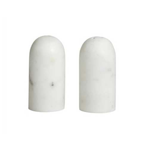 Marble Salt and Pepper Shakers