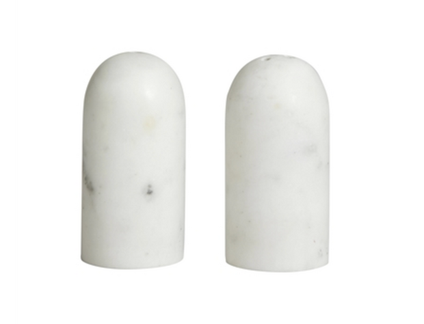 Marble Salt and Pepper Shakers