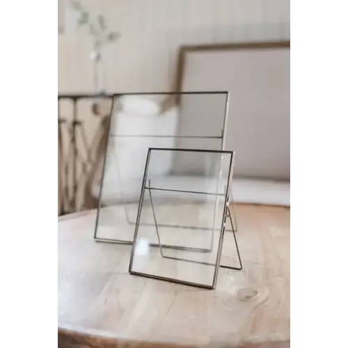 Vertical Brass Easel Frame 5x7