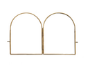 Brass & Glass Arched Photo Frame