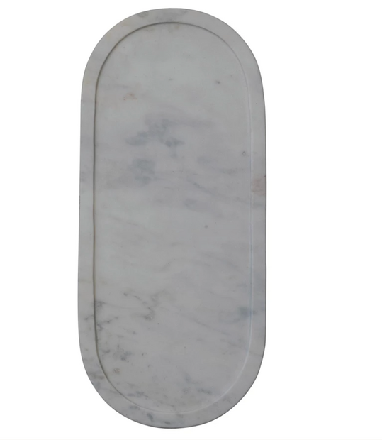 Oval Marble Tray
