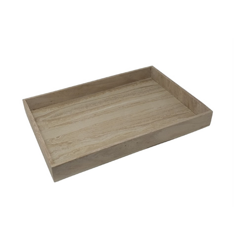 Beige Serving Tray Large