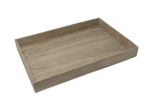 Beige Serving Tray Large
