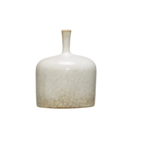 Glazed Stoneware Vase Small (5x6)