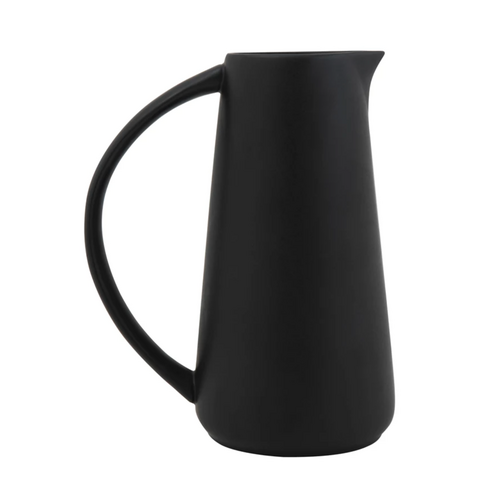 Stoneware Pitcher - Black