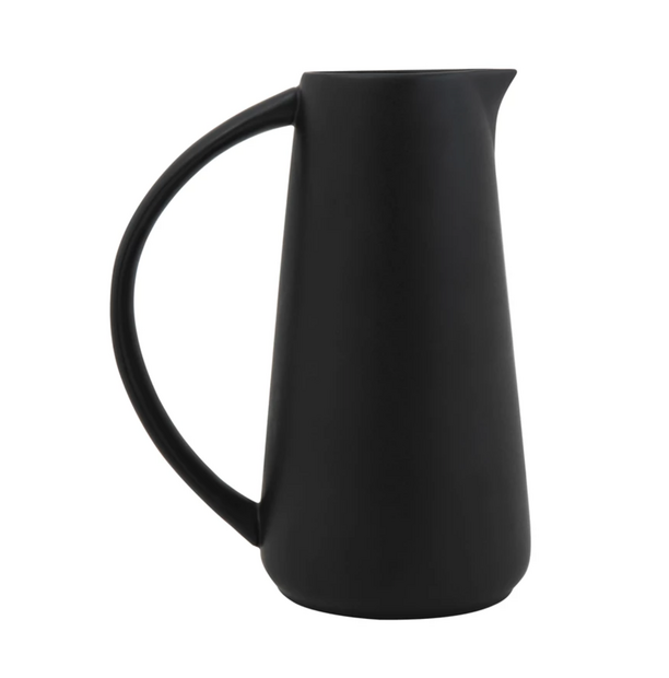 Stoneware Pitcher - Black