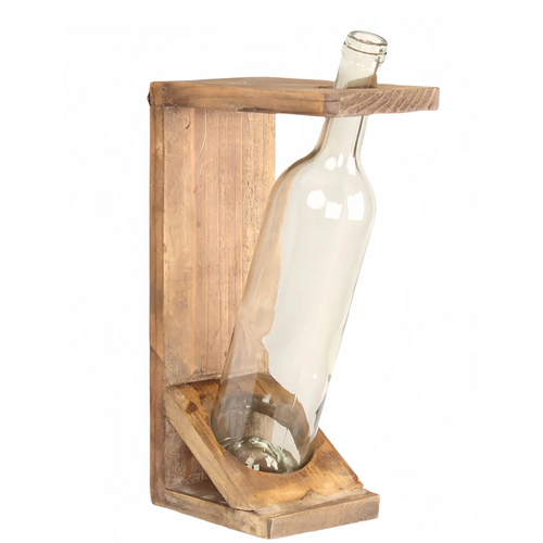 Wall Mounted Bottle Flower Holder