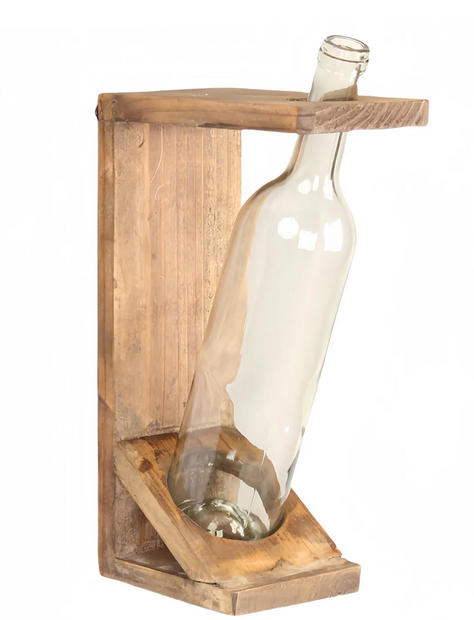 Wall Mounted Bottle Flower Holder