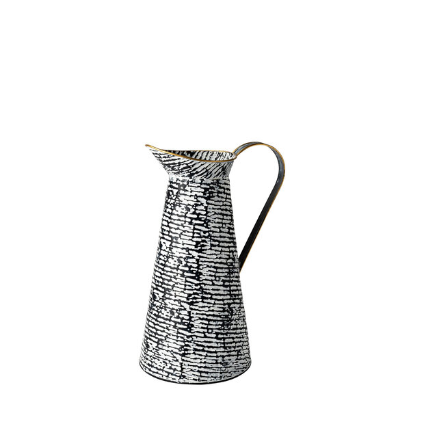 Black/White Patterned Vase - Small