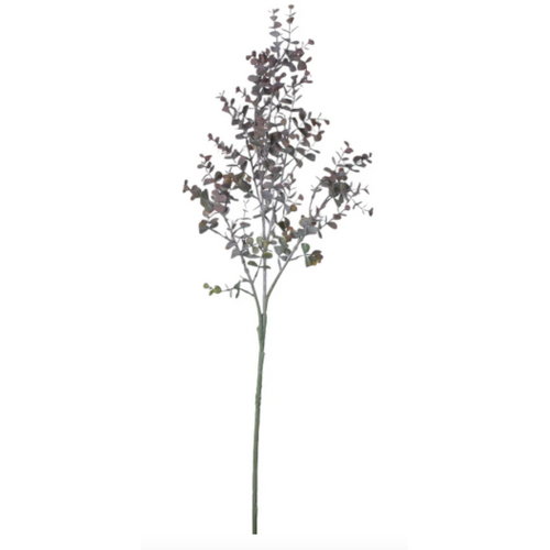 Eucalyptus Branch 39" Gray/Purple