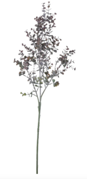 Eucalyptus Branch 39" Gray/Purple