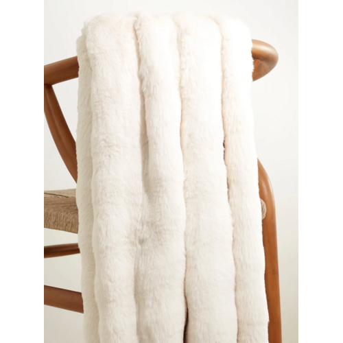 Fab Faux Throw Ivory