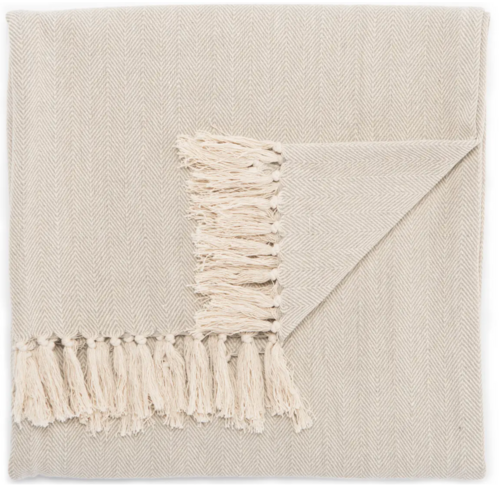 Sea Breeze Gray & Birch Throw