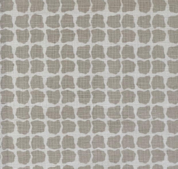 Hugh Heron on Oyster/Tuscan White Pillow Cover 22" Square