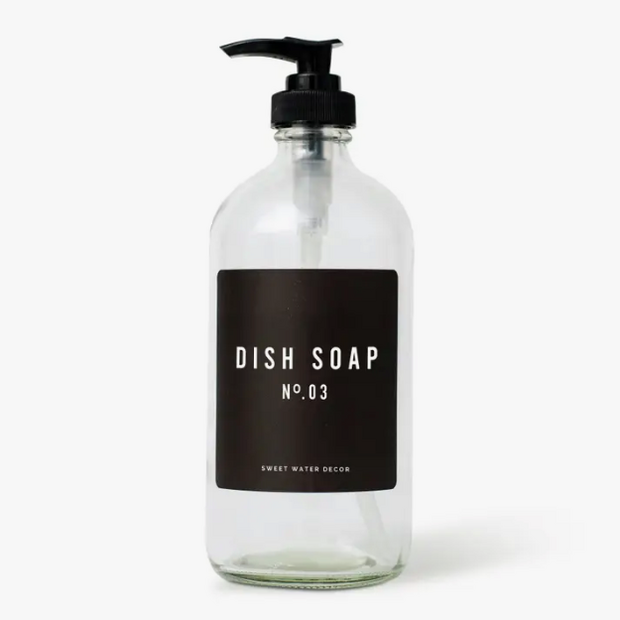 Glass Dish Soap Dispenser