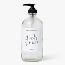 Glass Dish Soap Dispenser
