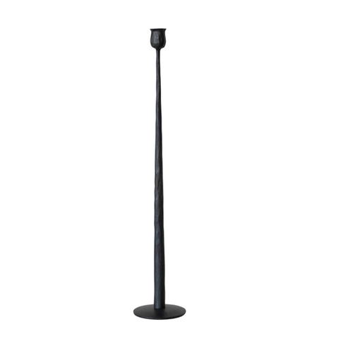 Hand-Forged Iron Taper Holder