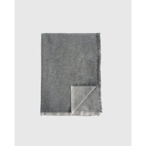Cashmere Reversible Two-Tone Throw
