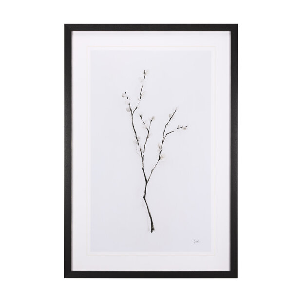 Snow Greetings Framed Art Print by PanPan