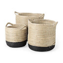 Two Tone Woven Basket