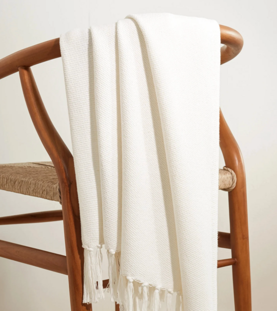 Logan Throw Dove White