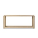 Ginger Oak Console Table Floor Model