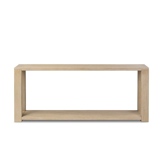 Ginger Oak Console Table Floor Model