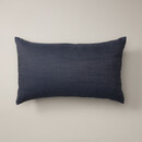 Bea Linen Men's Blue Pillow Cover