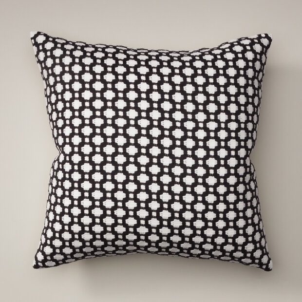 Betwixt Black + White Pillow Cover