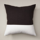 Dublin Linen Dip Color Block Pillow Cover