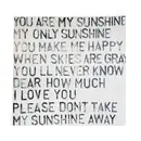 You Are My Sunshine Art Poster 12"x12"