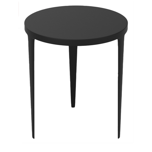Cast Aluminum Black Table