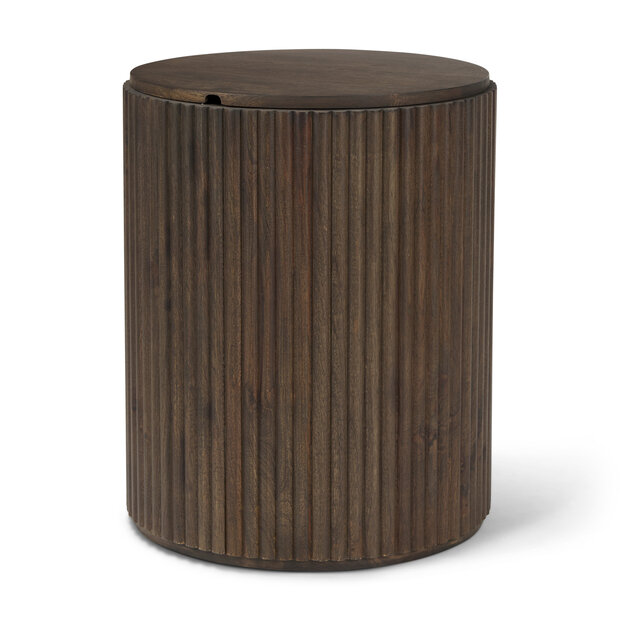 Fluted End Table