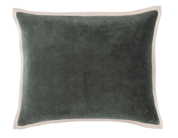 Everglade Velvet/Linen Pillow Cover